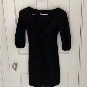 Susana Monaco Black V-Neck Dress